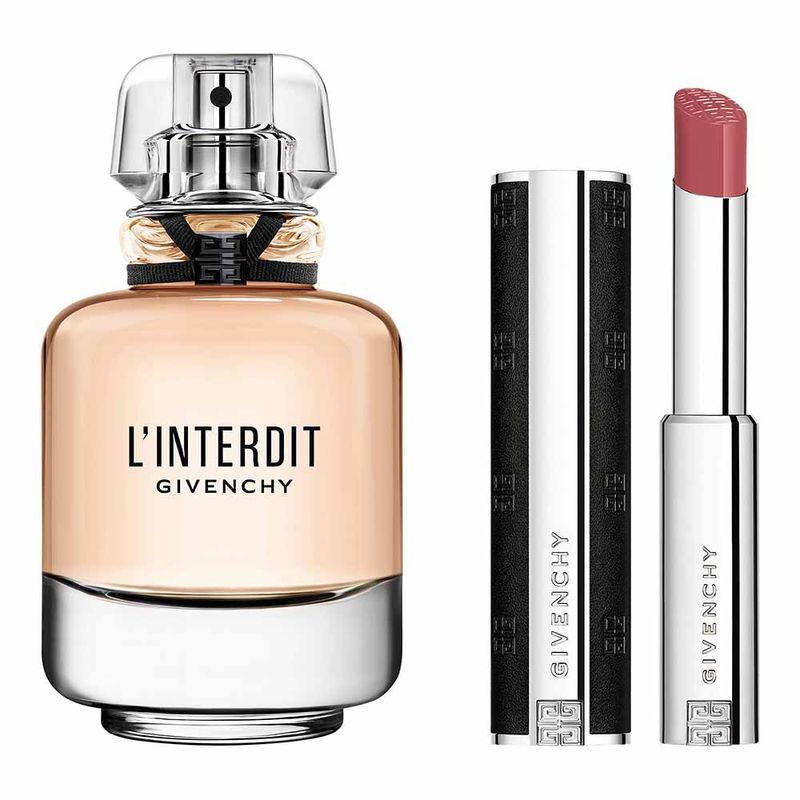 Kit Coffret Givenchy - L'Interdit EDP + Le Rouge Interdit Satin